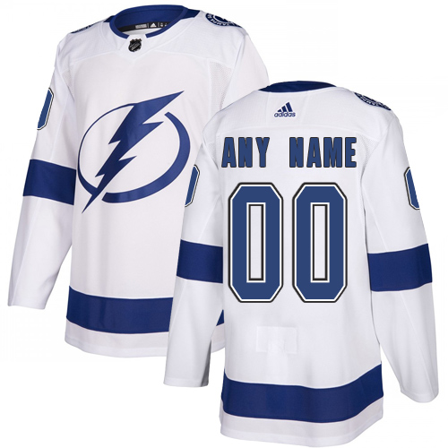 NHL Tampa Bay Lightning Trikot Benutzerdefinierte Auswärts Weiß Authentic